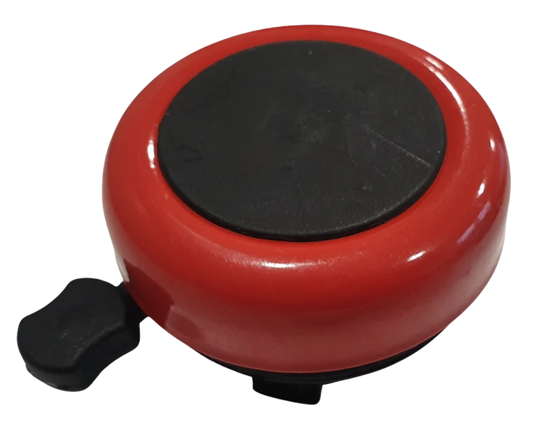 Glocke, 56 mm, klassischer Trillerklang, rot