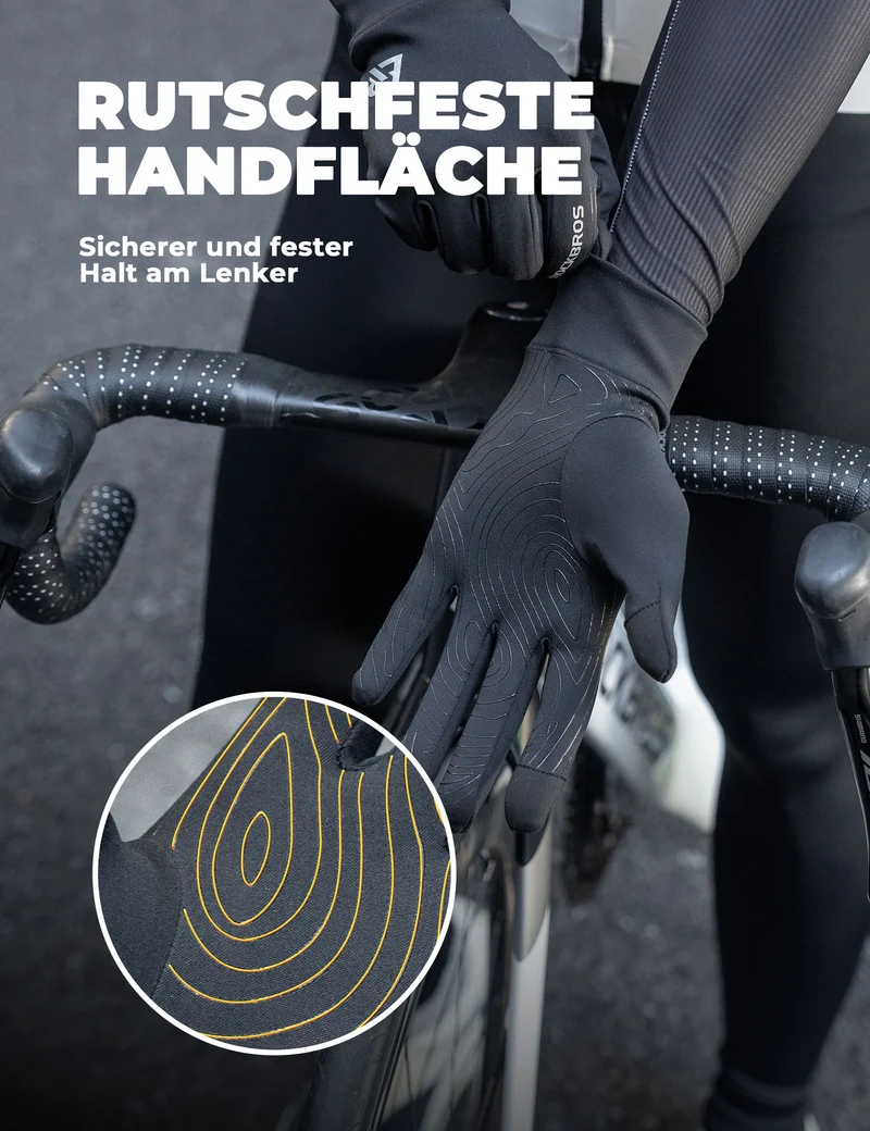 ROCKBROS Winter Set: Sturmhaube & Fahrradhandschuhe Touchscreen