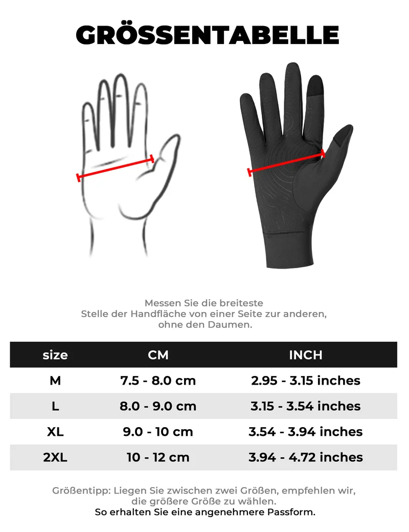 ROCKBROS Winter Set: Sturmhaube & Fahrradhandschuhe Touchscreen