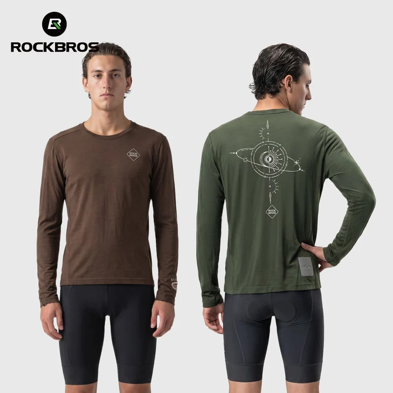 Herren-Radtrikot aus Merinowolle und Tencel