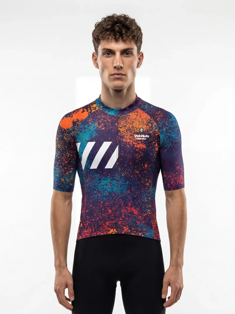 Herren-Radtrikot Ink Burst