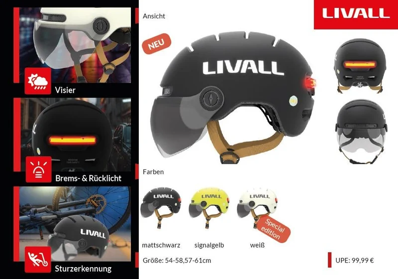 LIVALL L23 E-Bike Helm