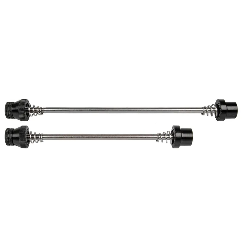 Fixierbares Schnellspanner-Set für Vorder- und Hinterradachse