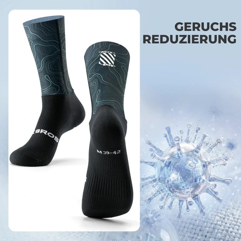 Rennrad Socken Moderat Komprimierende Fahrradsocken