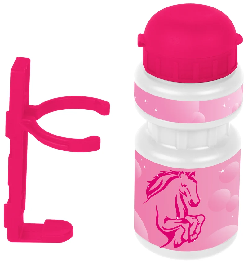 Trinkflasche mit Halter für (Kinder-)Fahrräder