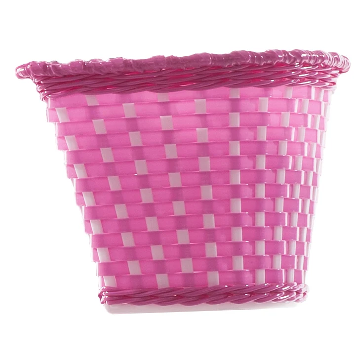 Lenkerkorb "My Bonnie", pink/weiß