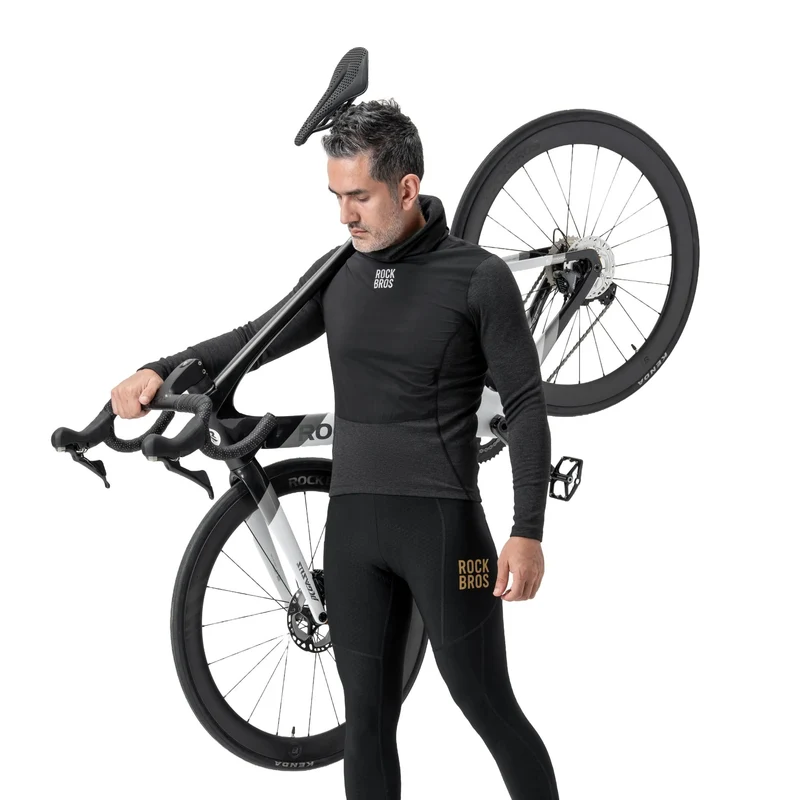 Herren Winter Radsport Thermounterwäsche Langarm