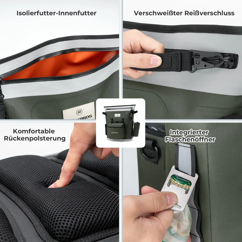 Kühltaschen 18L Groß 68h Kühl Tragbare