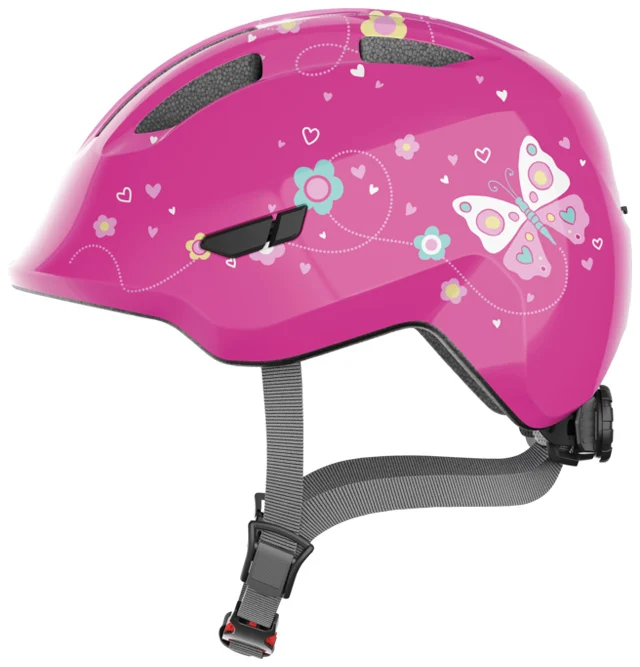 ABUS - Smiley 3.0 pink butterfly shiny Gr.S