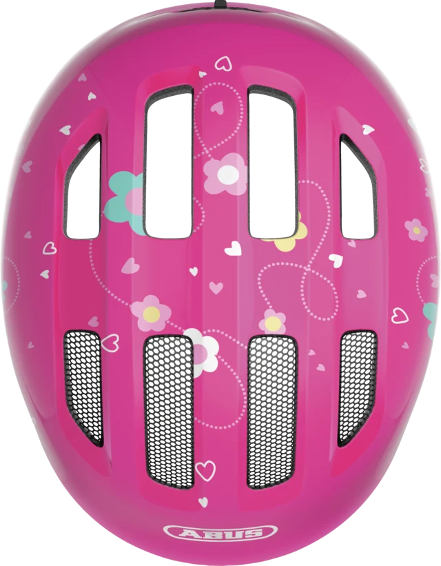 ABUS - Smiley 3.0 pink butterfly shiny Gr.S