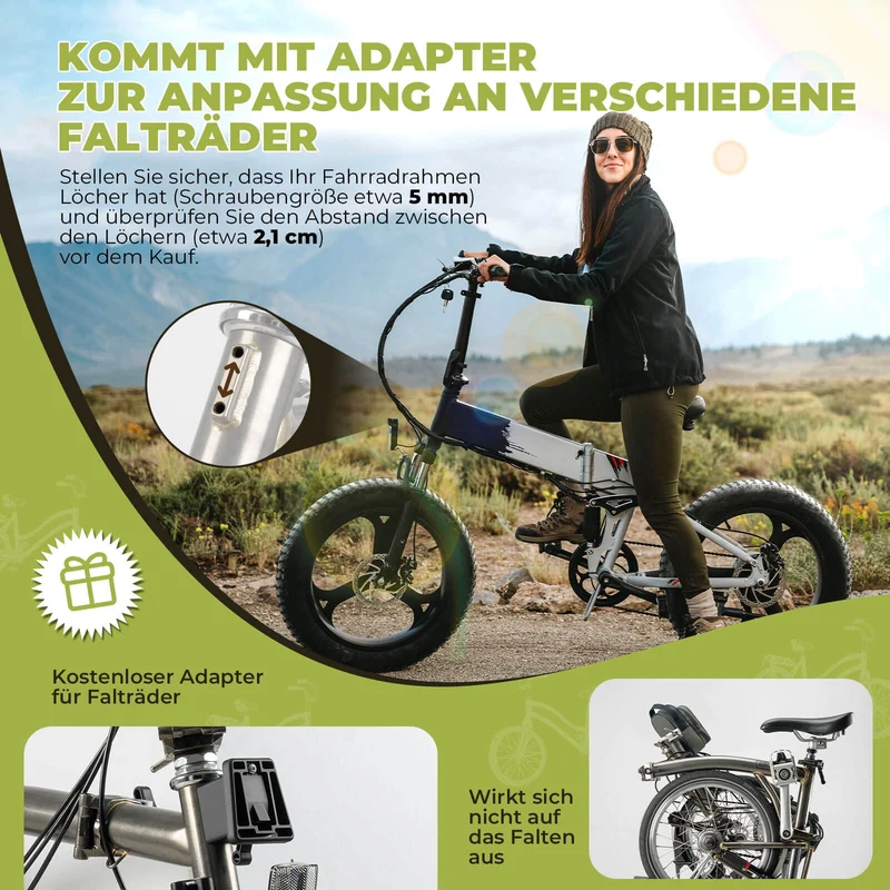 Lenkertasche für Klapprad/Brompton 1,8L