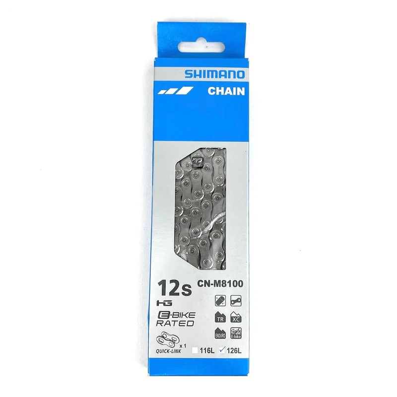 Shimano XT / Ultegra / E-Bike Quick-Link Kette CN-M8100 12-fach