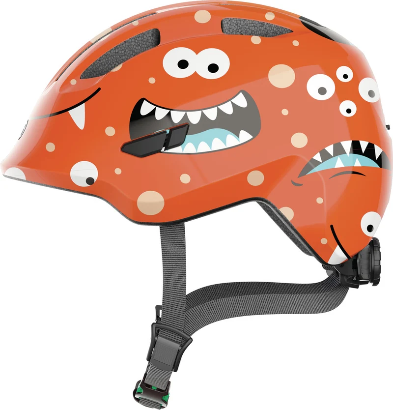Abus Smiley 3.0 Orange Monster Grønt spænde