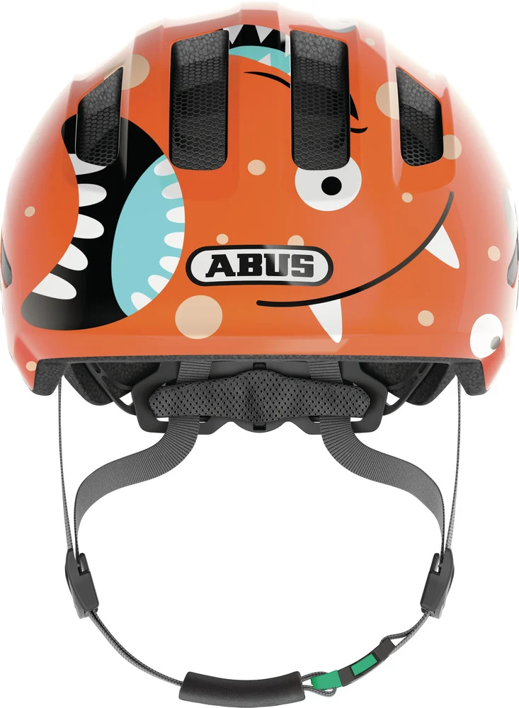 Abus Smiley 3.0 Orange Monster Grønt spænde