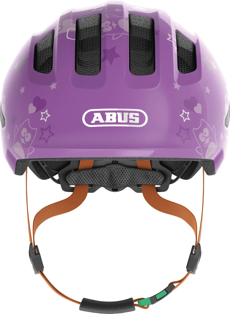 Abus Smiley 3.0 Purple Star Grønt spænde