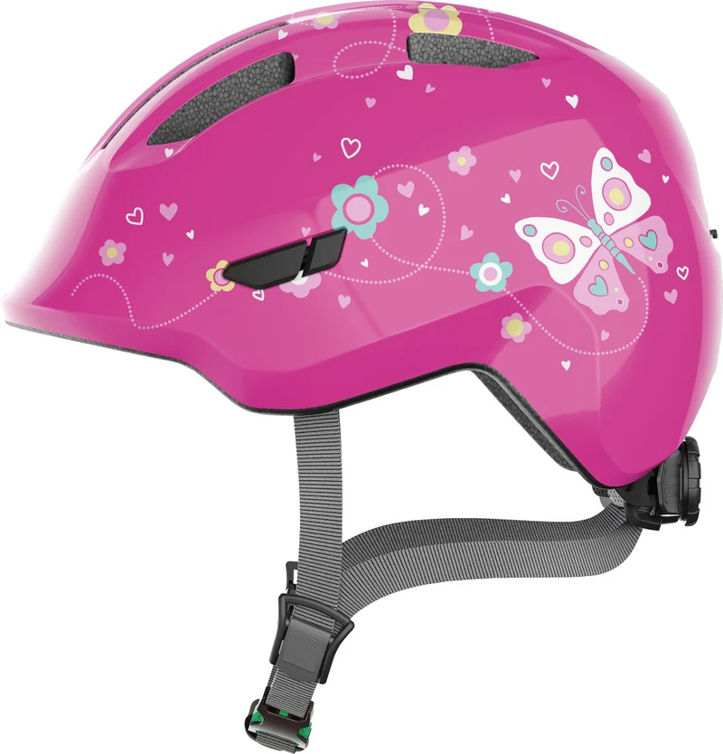 Abus Smiley 3.0 Pink Butterfly Grønt spænde