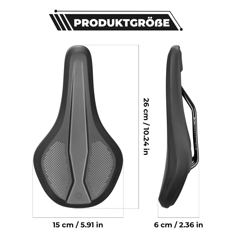 Fahrradsattel Wasserdichter und Bequemer B824