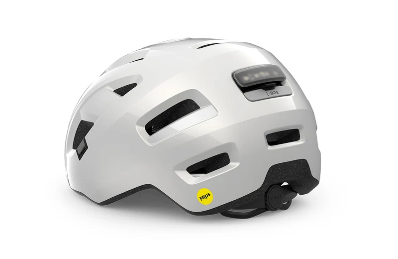 Met E-Mob Mips White Glossy