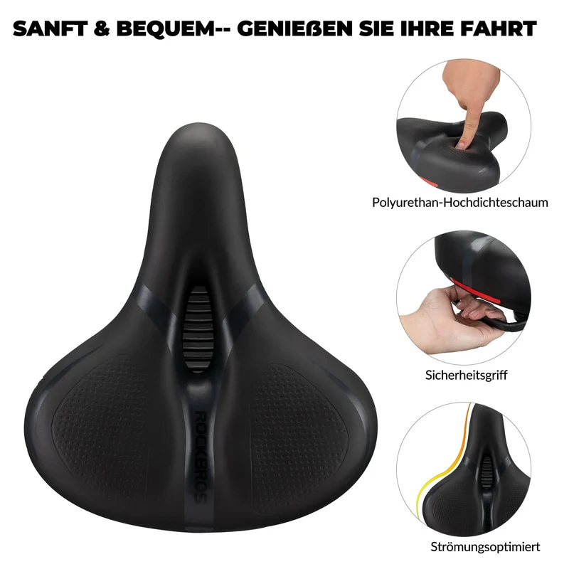 Ergonomischer Fahrradsattel Weich & Atmungsaktiv