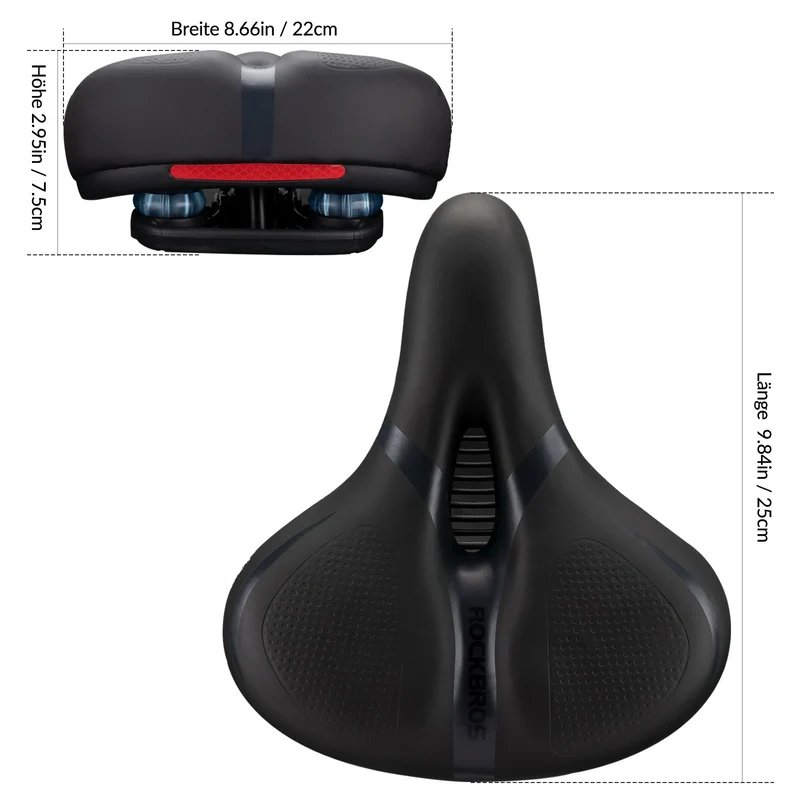 Ergonomischer Fahrradsattel Weich & Atmungsaktiv