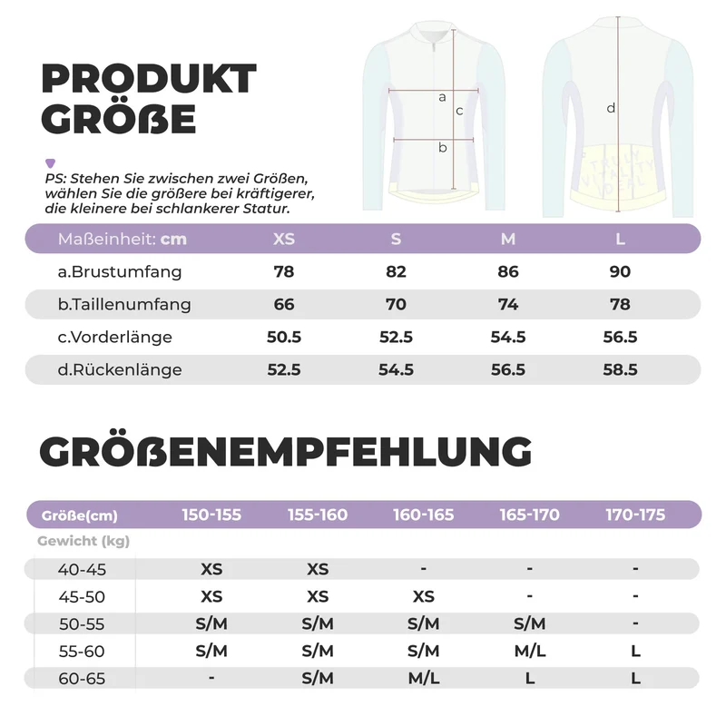 TVI Damen Langarm Radtrikot