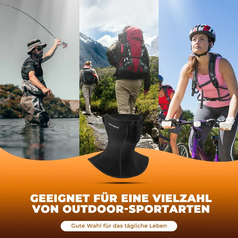 Sommer Halbe Sturmhaube Kühlung Schlauchtuch Multifunktionstuch
