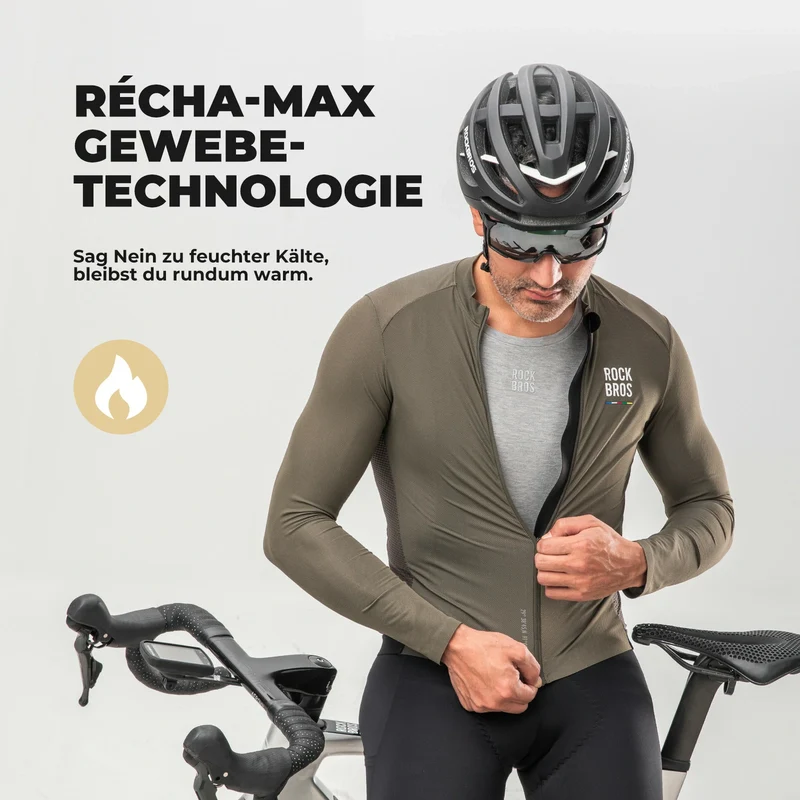 ROAD TO SKY Ärmelloses Merino Fahrrad Unterhemd, Wärmendes Funktionsshirt aus Merinowolle