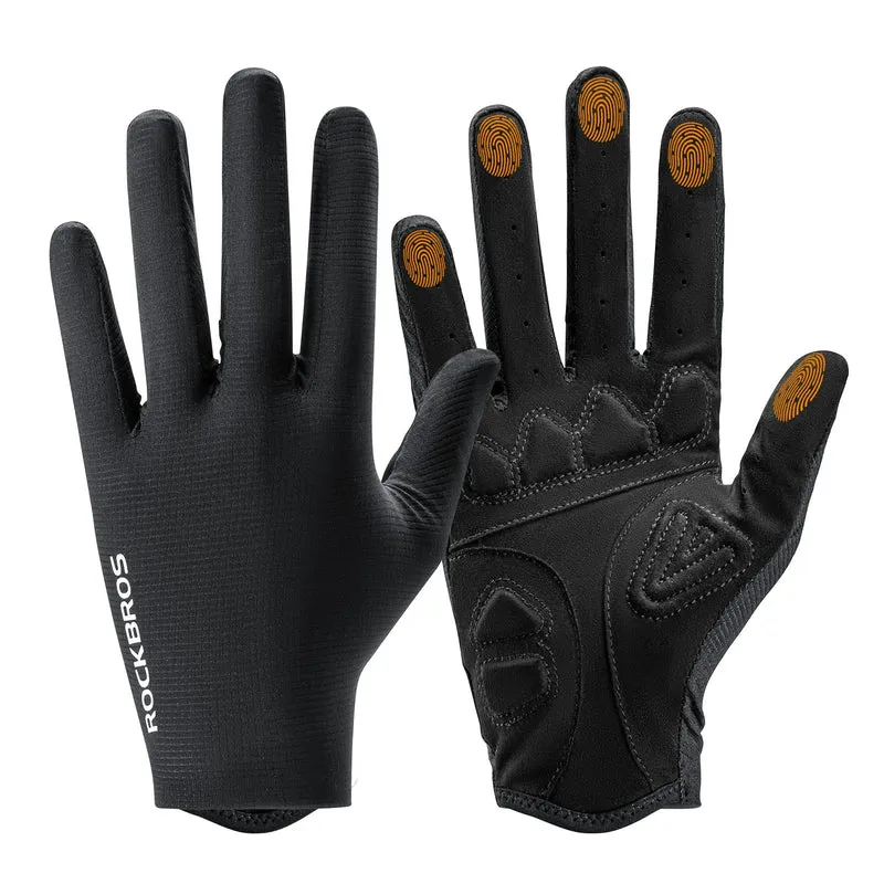 Fahrradhandschuhe, Radhandschuhe mit Touchscreen an Allen Fingern