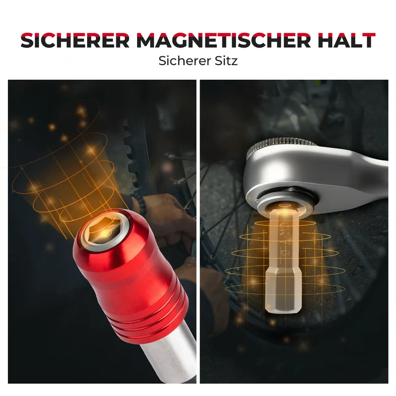 10-in-1 Fahrrad-Multitool mit Ratsche und Reifenhebern