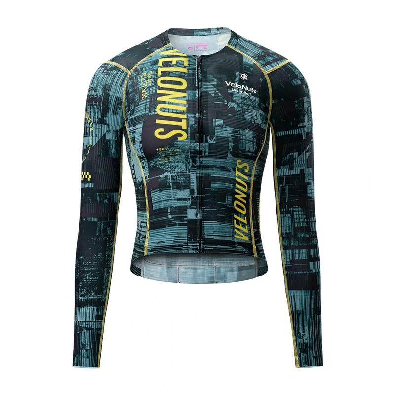 Velonuts Ultra Short Damen Radtrikot Langarm Grün