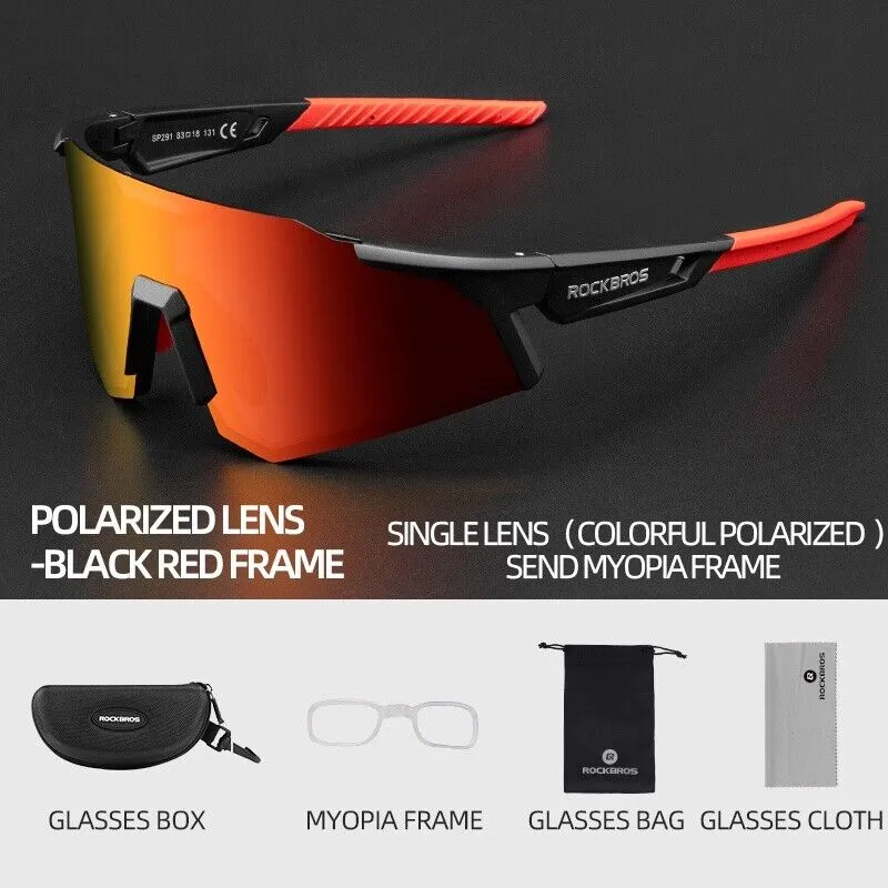 Fahrradbrille Polarisierte Sportbrille UV400