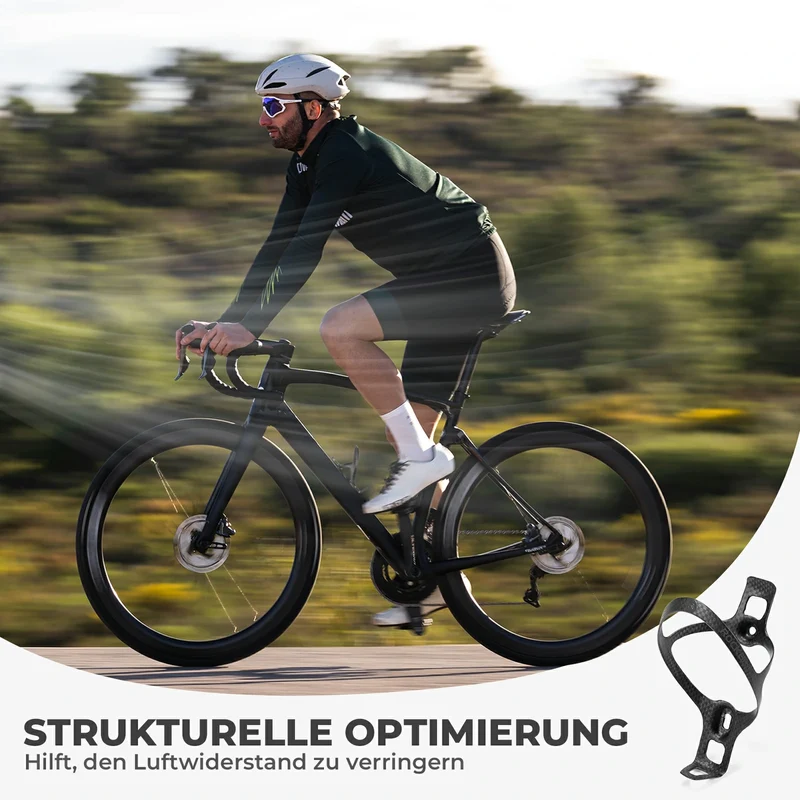 Flaschenhalter Fahrrad Voll Carbon 13g
