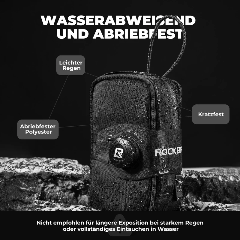 Fahrrad Satteltaschen mit Drehverschluss System, Wasserabweisend und Reißfeste