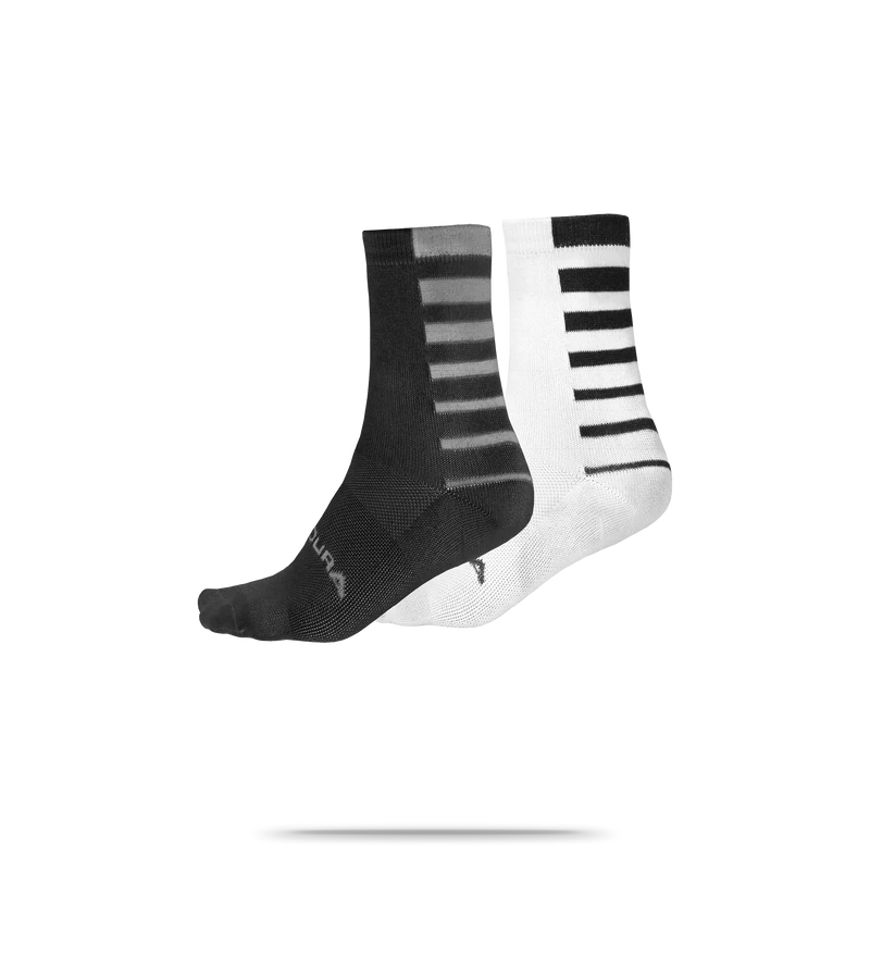 Coolmax Stripe Socks (Twin Pack)