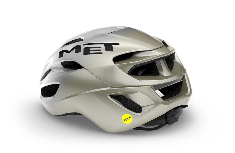Met Rivale Mips Silver Gray Glossy