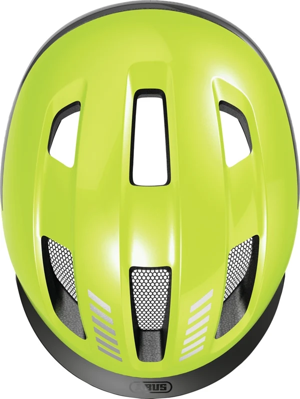 Abus Purl-Y Ace Signal Yellow E-Bike Helm LED