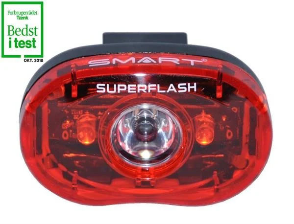 Smart Superflash baglygte - TÆNK Bedst I Test
