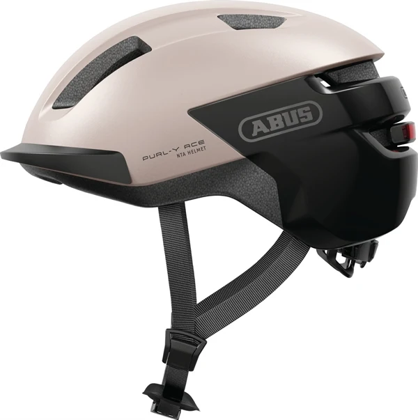 Abus Purl-Y Ace Champagne Gold E-Bike Helm LED