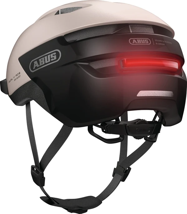 Abus Purl-Y Ace Champagne Gold E-Bike Helm LED