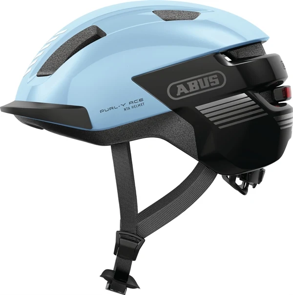 Abus Purl-Y Ace Iced Blue E-Bike Helm LED