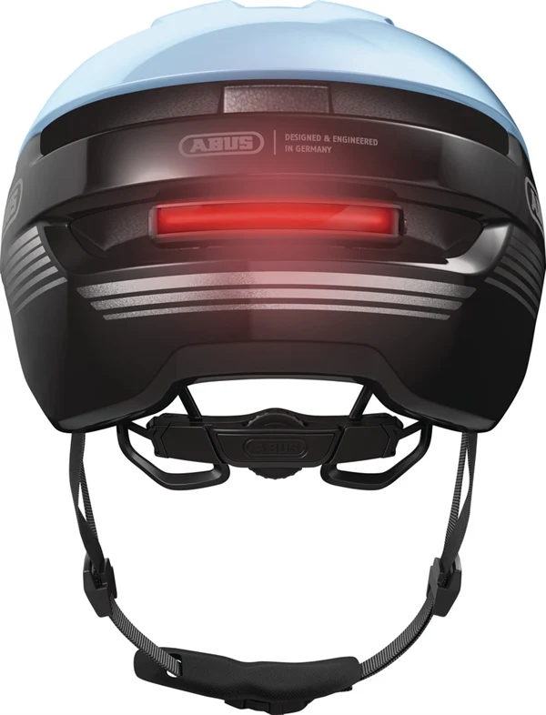 Abus Purl-Y Ace Iced Blue E-Bike Helm LED