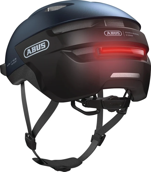 Abus Purl-Y Ace Midnight Blue E-Bike Helm LED