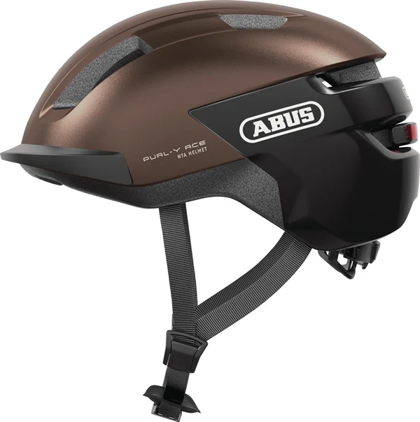 Abus Purl-Y Ace Metallic Copper E-Bike Helm LED