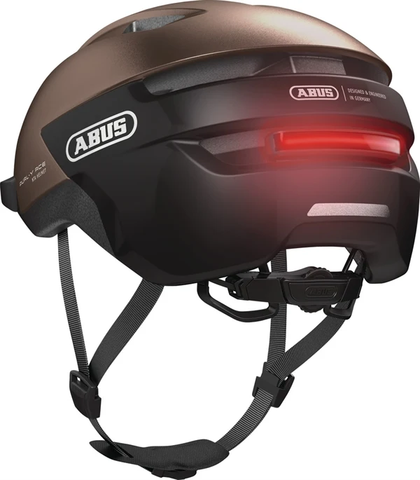 Abus Purl-Y Ace Metallic Copper E-Bike Helm LED