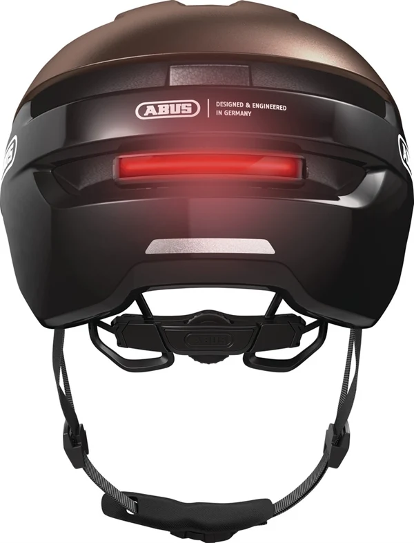 Abus Purl-Y Ace Metallic Copper E-Bike Helm LED