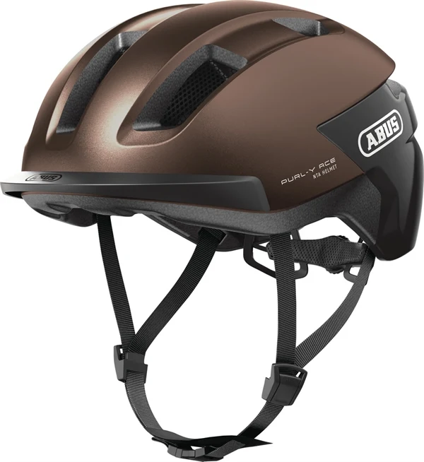 Abus Purl-Y Ace Metallic Copper E-Bike Helm LED