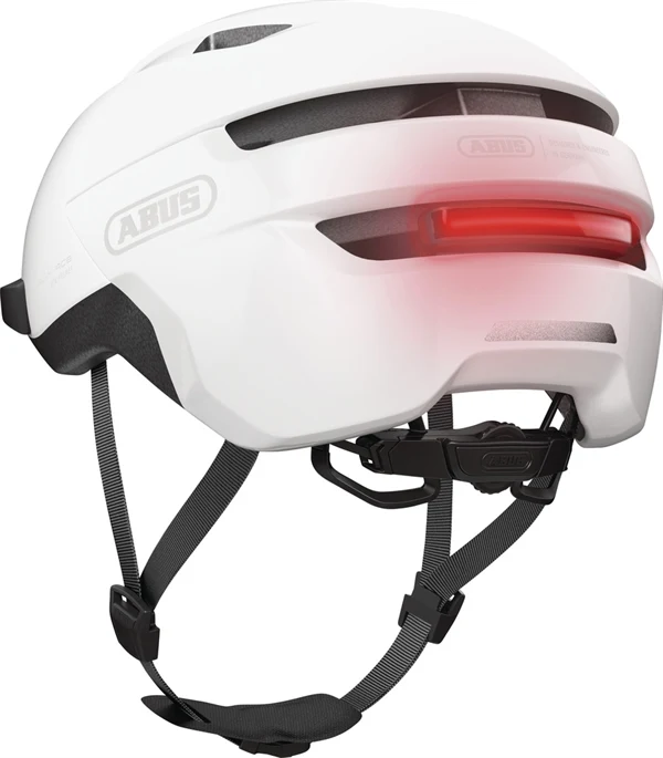 Abus Purl-Y Ace Polar White E-Bike Helm LED