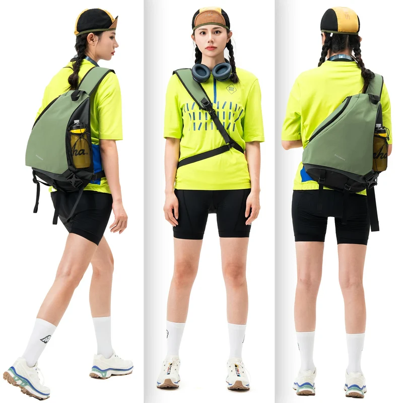 Sling Bag Groß, Sling Rucksack mit Magnetverschluss, Crossbody-Tasche