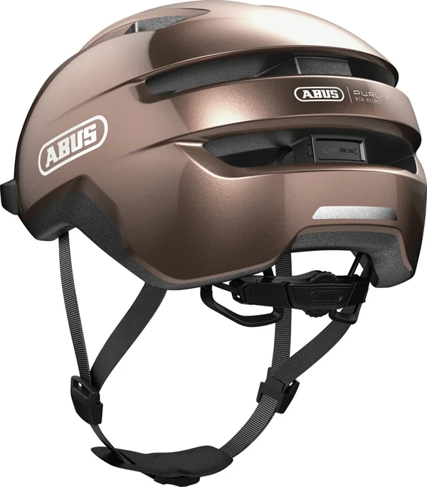 Abus Purl-Y Metallic Copper E-Bike Helm