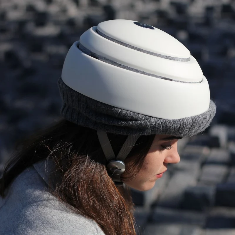 Closca Fuga - Nordic-Visier-Wolle - grau